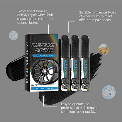 🥳🚗 Hjmeta®-Magic Car Scratch Repair Pen – Fix rim scratches in minutes. Permanent, no‑drip formula. Includes clear coat. ✨🔧
