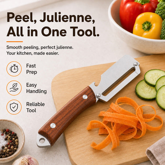 ✨ Save 50% Today – The All-In-One Peeler For Fruits, Veggies & Fresh Salads