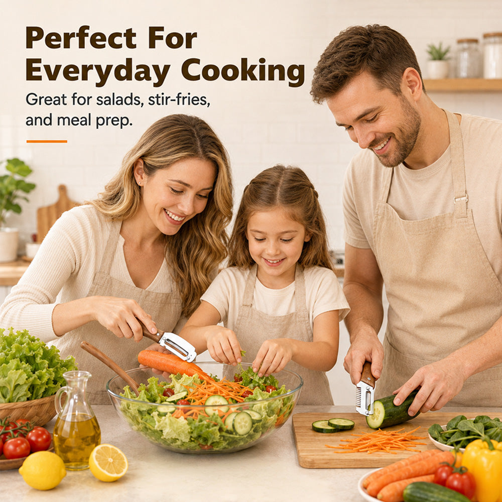 ✨ Save 50% Today – The All-In-One Peeler For Fruits, Veggies & Fresh Salads