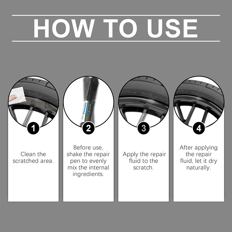 🥳🚗 Hjmeta®-Magic Car Scratch Repair Pen – Fix rim scratches in minutes. Permanent, no‑drip formula. Includes clear coat. ✨🔧
