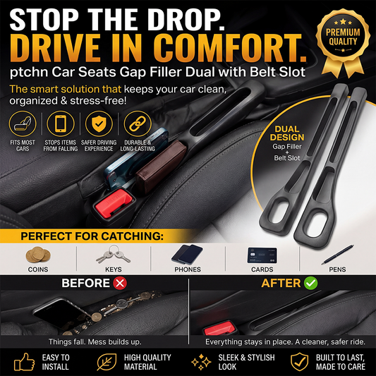 upsell-Eptchn Car Seats Gap Filler Dual with Belt Slot (Copy)