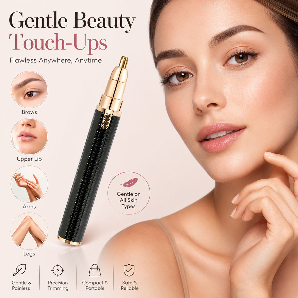 Hjmeta® 3-in-1 Electric Beauty Tool — Your Salon-Like Look At Home Shape Perfect Brows, Remove Unwanted Facial Hair & Stay Smooth In Seconds With One Easy-To-Use Grooming Device.