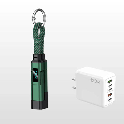 upsell🔥Limited Time SALE 40% OFF🔥4-in-1 Digital Display Keychain Charging Cable