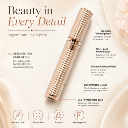 Hjmeta® 3-in-1 Electric Beauty Tool — Your Salon-Like Look At Home Shape Perfect Brows, Remove Unwanted Facial Hair & Stay Smooth In Seconds With One Easy-To-Use Grooming Device.