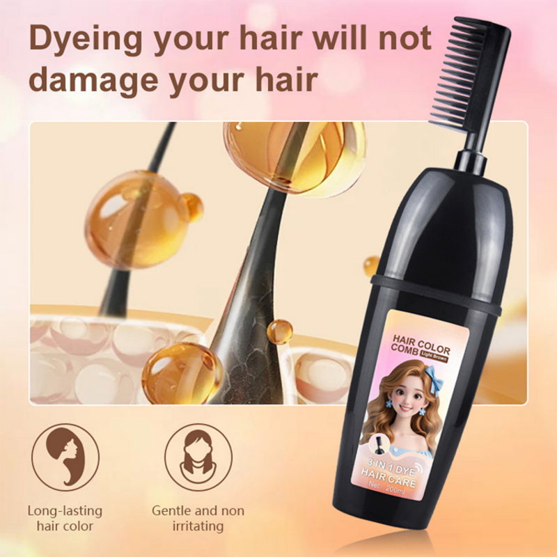💇‍♀️ 3-in-1 Hair Color Comb | Color, Blend & Apply in One – Easy to Use at Home – Buy 2 Get 1 Free