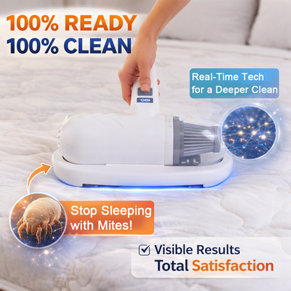 difryna®🌟Fully upgraded💝Bed vacuum cleaner with UV-C light – beating, vacuuming, and UV sterilization all in one!💥