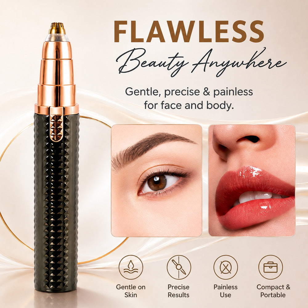 Hjmeta® 3-in-1 Electric Beauty Tool — Your Salon-Like Look At Home Shape Perfect Brows, Remove Unwanted Facial Hair & Stay Smooth In Seconds With One Easy-To-Use Grooming Device.