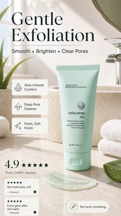 upsell-🥳2026 HOT SALE🥳💞50K+ SOLD!💥👵🌸 50% OFF!Herbal Extract Brightening Exfoliating Gel (Copy)