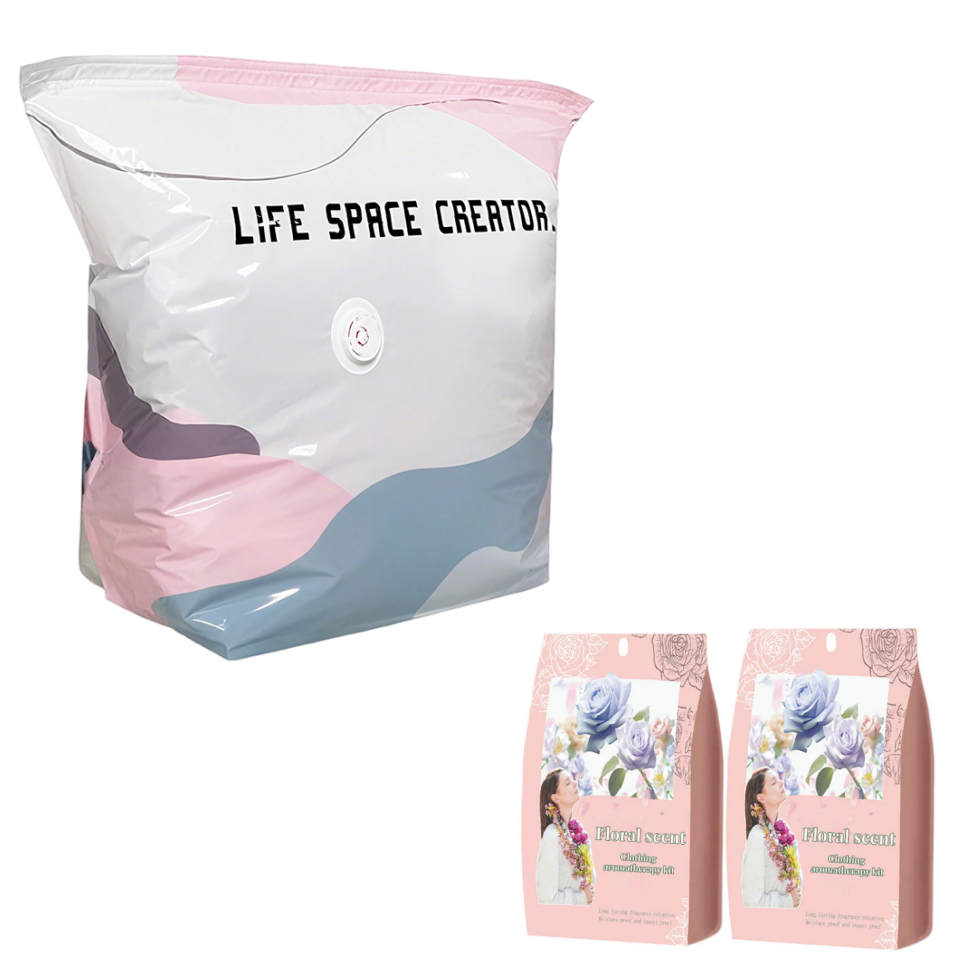 🧳💨 40% OFF! ✨️Hjmeta®No‑Pump Vacuum Storage Bags – Press & seal, no pump needed. Saves 80% space, keeps clothes dry & dust‑free. Perfect for bulky bedding & off‑season gear. 🛏️🗄️