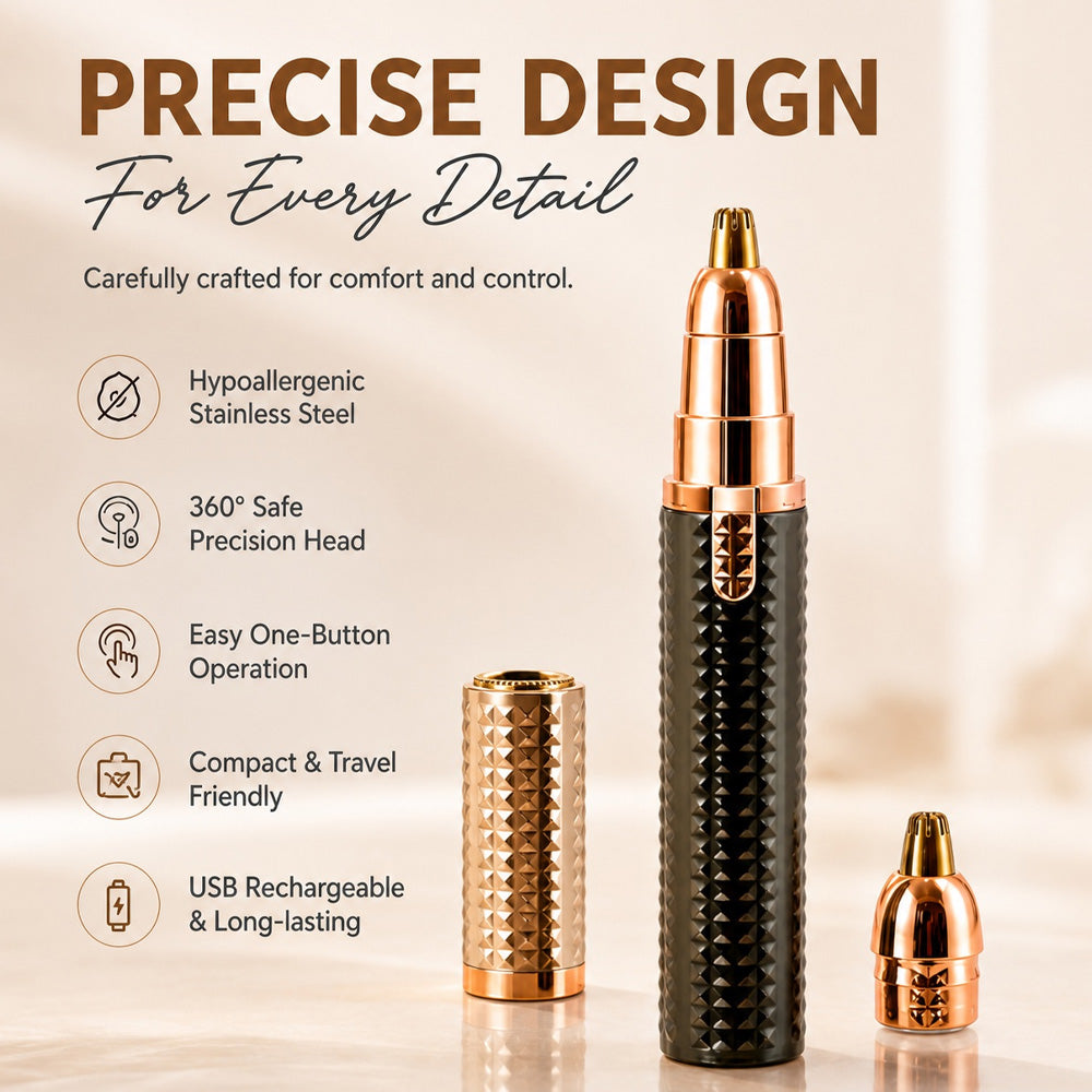 Hjmeta® 3-in-1 Electric Beauty Tool — Your Salon-Like Look At Home Shape Perfect Brows, Remove Unwanted Facial Hair & Stay Smooth In Seconds With One Easy-To-Use Grooming Device.