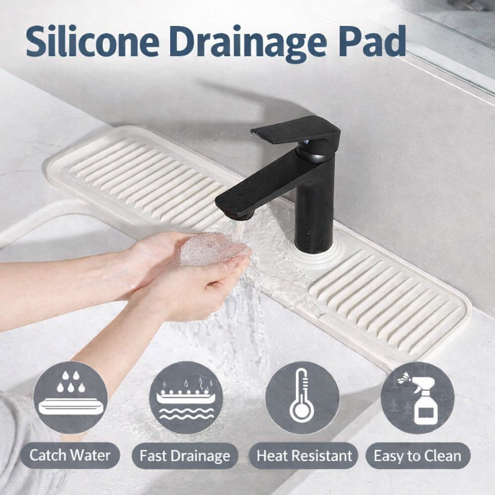 Silicone Self-Draining Sink Mat