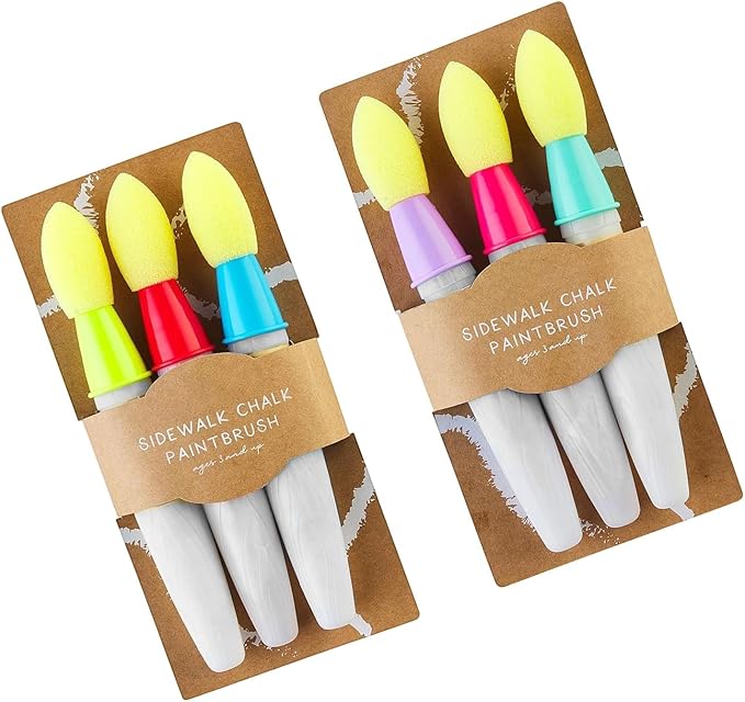 🎁Children's Day Gifts 🎨3 pcs Childrens Chalk Brush, Creative Painting Painting Set;