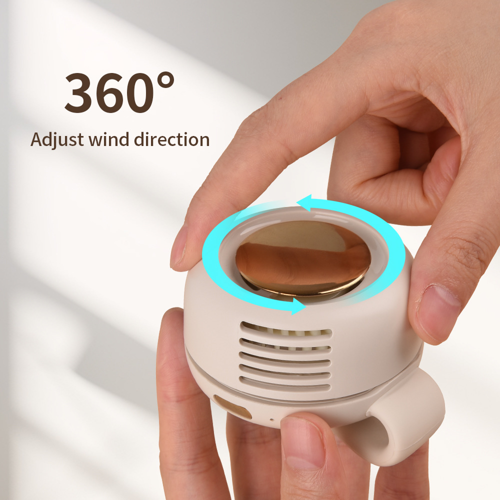Hjmeta® ✨Mini portable fan, 🔋USB rechargeable handheld neck fan🎁