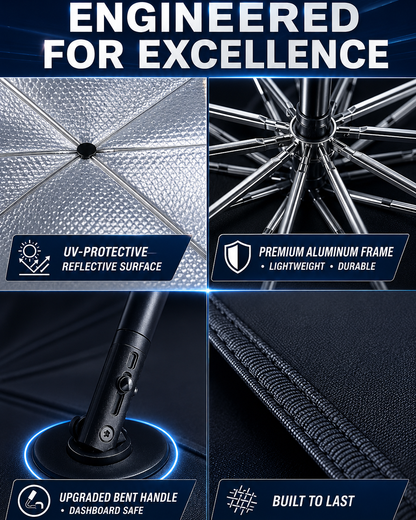 🔥 2026 Upgraded Car Windshield Sun Shade Umbrella