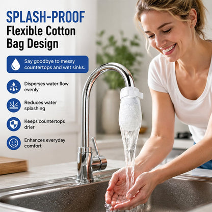🔥LAST DAY 50% OFF🔥💧Faucet Filter Cotton Bags - Universal, 100 PCS Splash-Proof Faucet Filter 🌟Set