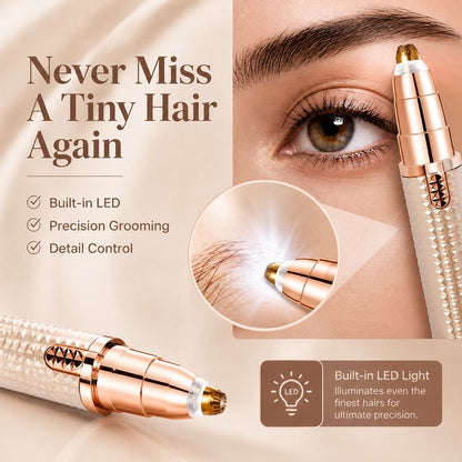Hjmeta® 3-in-1 Electric Beauty Tool — Your Salon-Like Look At Home Shape Perfect Brows, Remove Unwanted Facial Hair & Stay Smooth In Seconds With One Easy-To-Use Grooming Device.