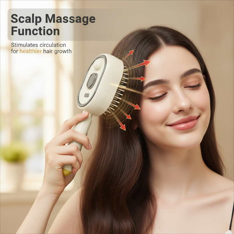 Hjmeta®-Electric Spray & Massage Hair Brush✨🔥