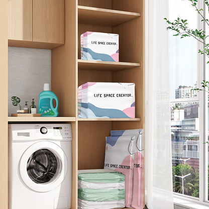 🧳💨 40% OFF! ✨️Hjmeta®No‑Pump Vacuum Storage Bags – Press & seal, no pump needed. Saves 80% space, keeps clothes dry & dust‑free. Perfect for bulky bedding & off‑season gear. 🛏️🗄️