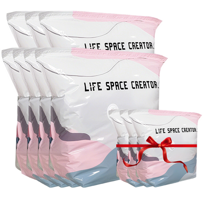 🧳💨 40% OFF! ✨️Hjmeta®No‑Pump Vacuum Storage Bags – Press & seal, no pump needed. Saves 80% space, keeps clothes dry & dust‑free. Perfect for bulky bedding & off‑season gear. 🛏️🗄️