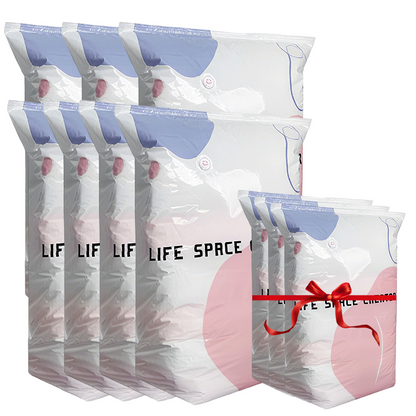 🧳💨 40% OFF! ✨️Hjmeta®No‑Pump Vacuum Storage Bags – Press & seal, no pump needed. Saves 80% space, keeps clothes dry & dust‑free. Perfect for bulky bedding & off‑season gear. 🛏️🗄️