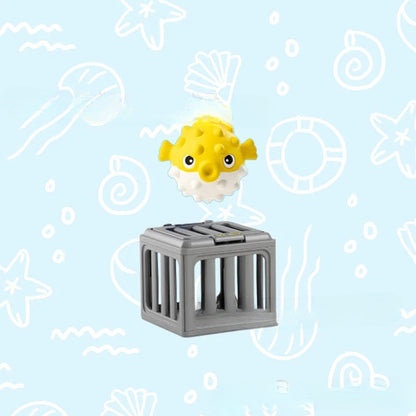 Summer Pool Toys for Kids - Diving Animal & Cage Set