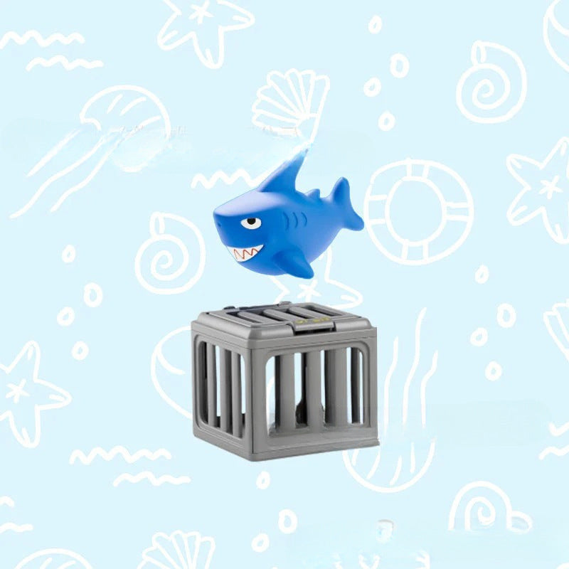 Summer Pool Toys for Kids - Diving Animal & Cage Set