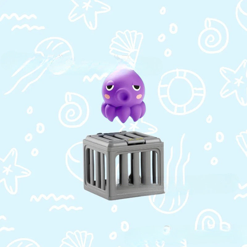 Summer Pool Toys for Kids - Diving Animal & Cage Set