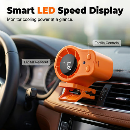 🏆 🔥HOT SALE 50% OFF⏰Hands-Free Personal Cooling Fan with LED Display