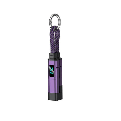 🔥Limited Time SALE 40% OFF🔥Hjmeta®4-in-1 Digital Display Keychain Charging Cable