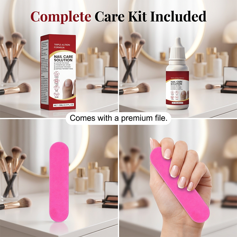 Triple Action Nail Care Repair Solution Kit